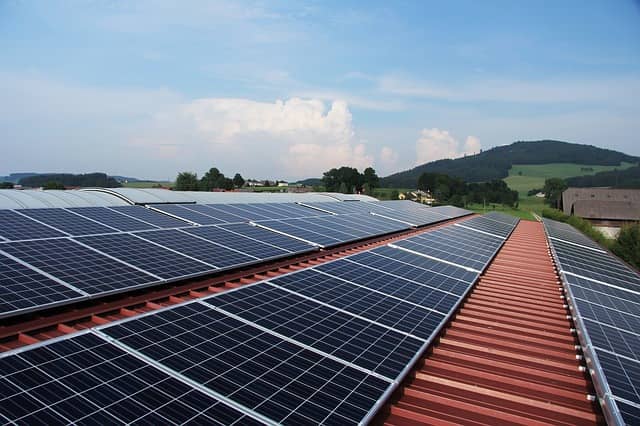 Placas solares para explotación agrícola